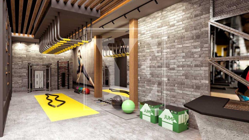 باغ دوبلکس شیک 2+1 در مجتمع مدرن در منطقه محمودلار