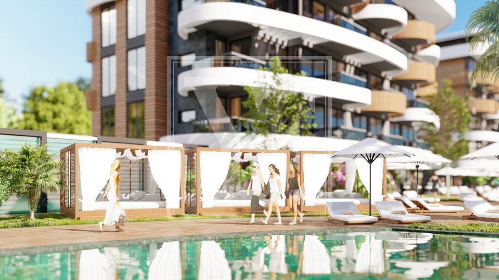 Современный дуплекс на крыше 3+1 в красивом районе Кестеля