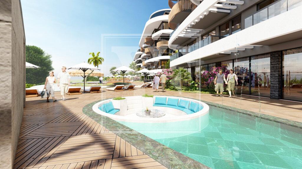 Современный дуплекс на крыше 3+1 в красивом районе Кестеля