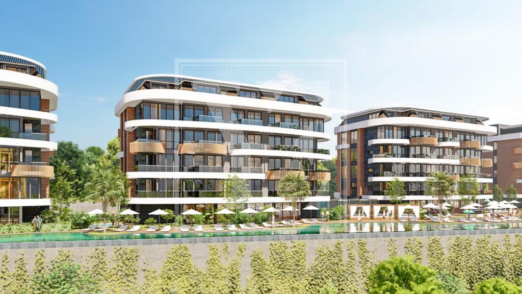 Современный дуплекс на крыше 3+1 в красивом районе Кестеля