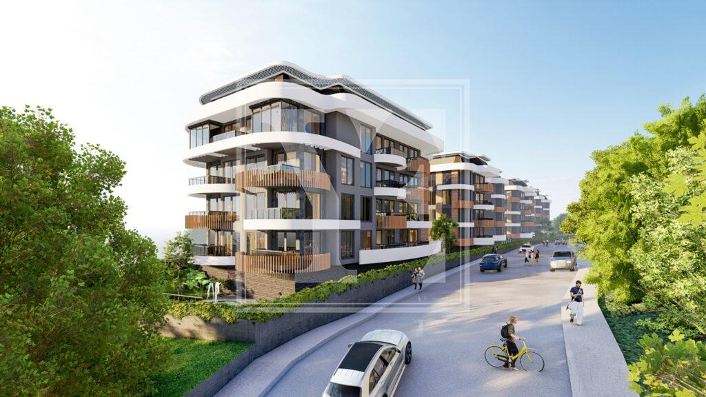 Современный дуплекс на крыше 3+1 в красивом районе Кестеля