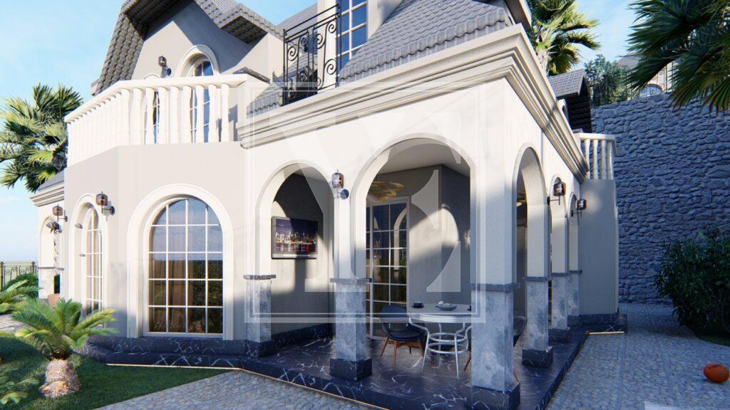 خانه مجردی در تپه، آلانیا برای فروش