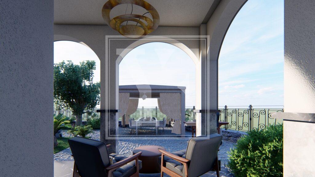 خانه مجردی در تپه، آلانیا برای فروش