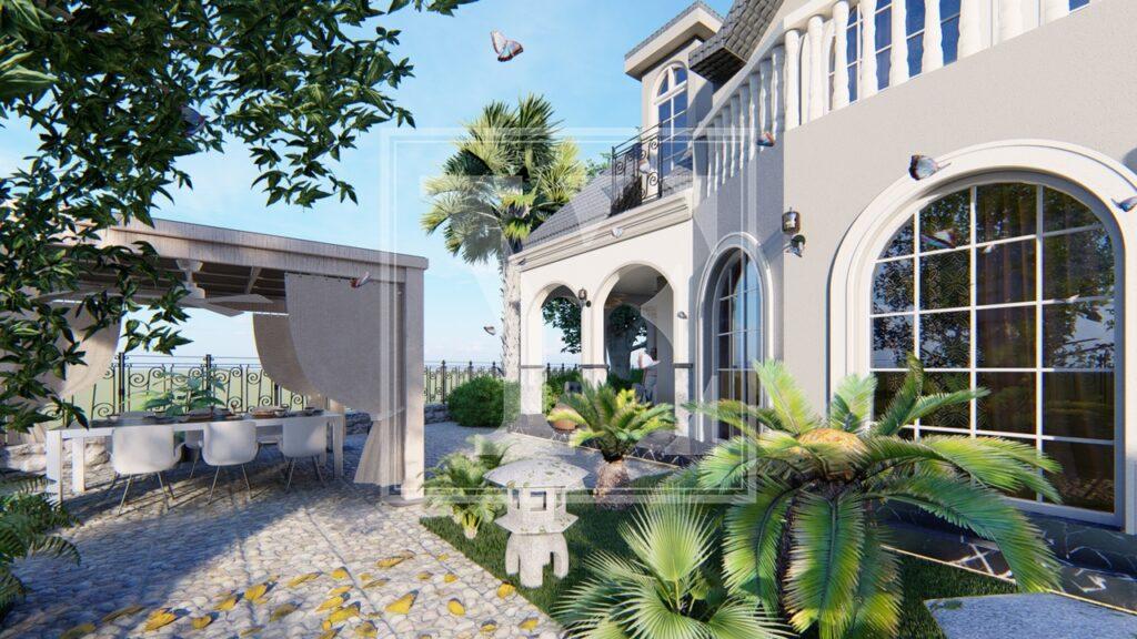 خانه مجردی در تپه، آلانیا برای فروش