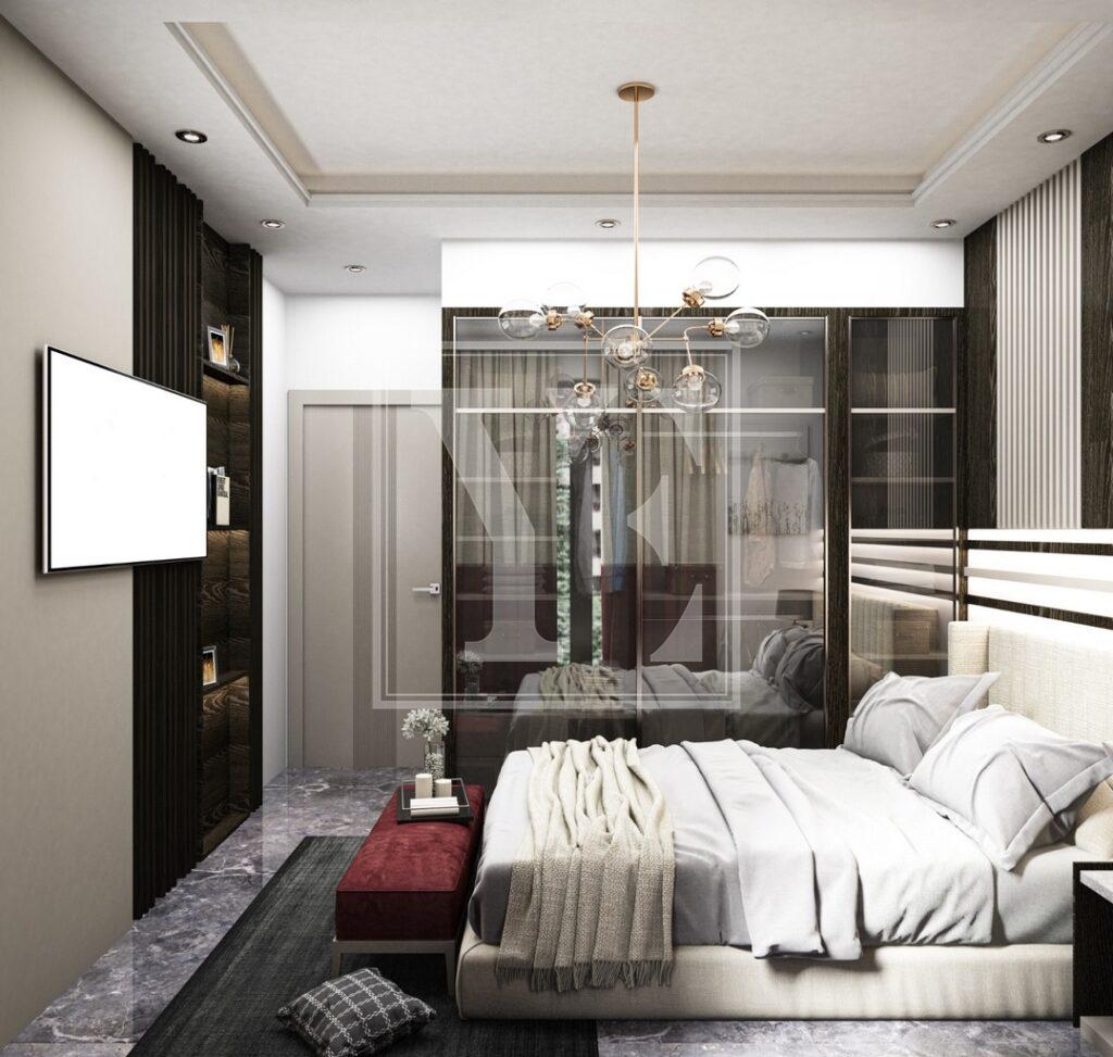 New beautiful apartment 2+1 for investment in the nice area of Alanya center