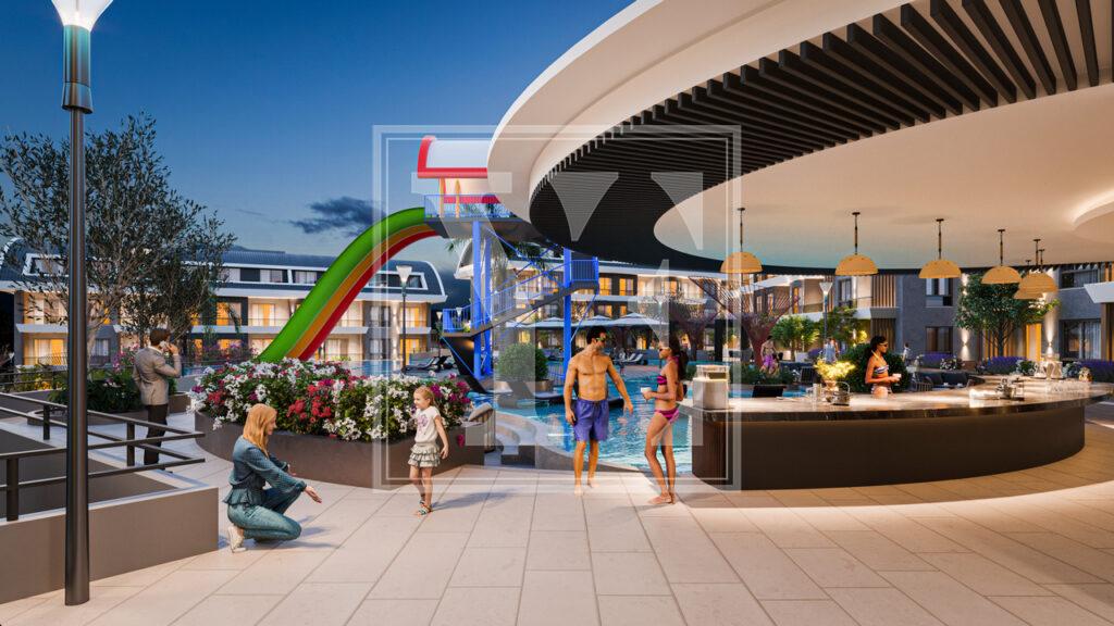 آپارتمان لوکس 3+1 در منطقه زیبا در تورکلر