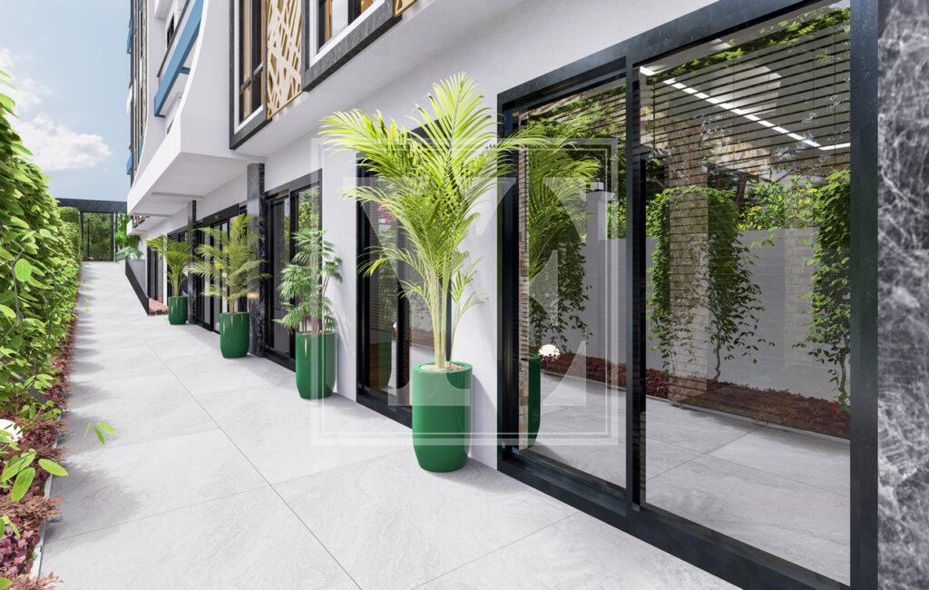 New beautiful apartment 2+1 for investment in the nice area of Alanya center