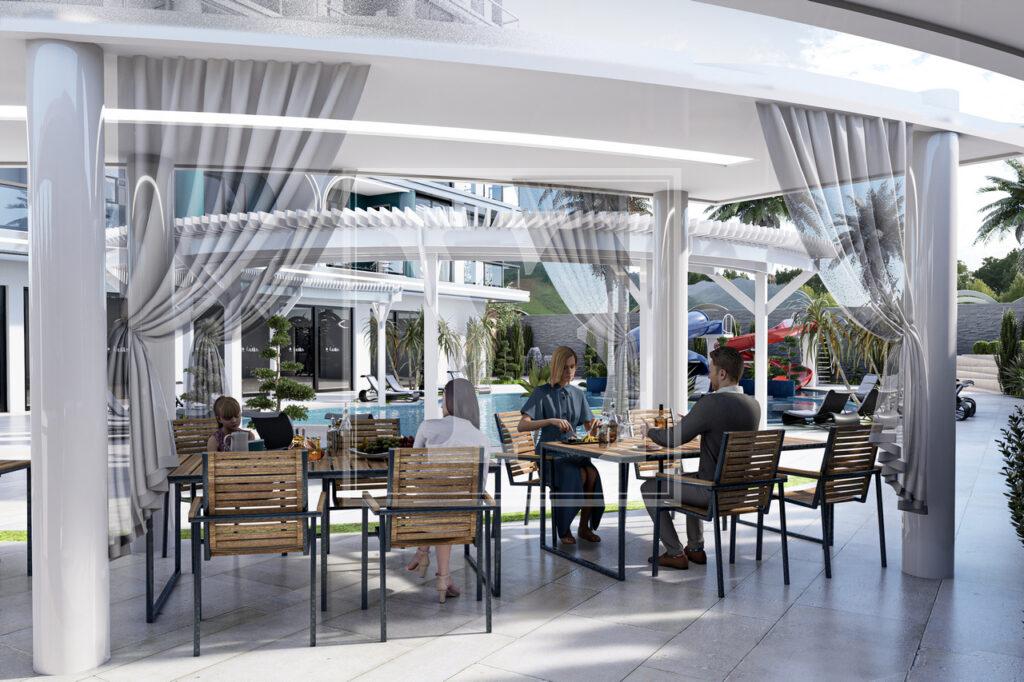 Новая элегантная квартира 1+1 в районе Демирташа