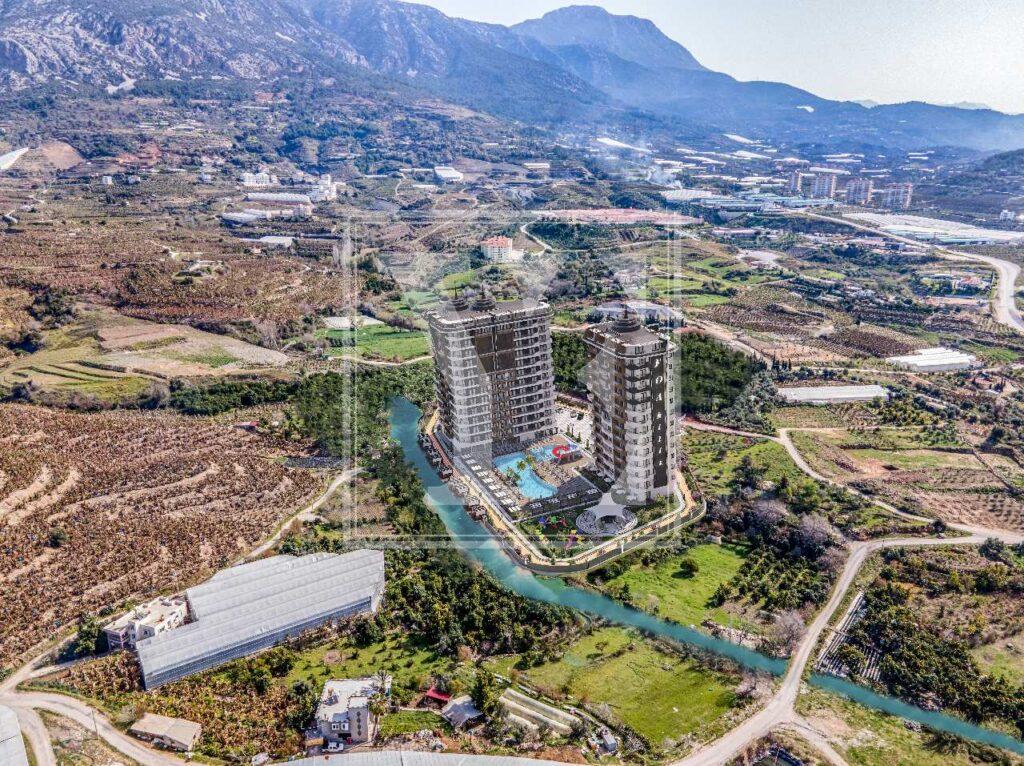 High Tek недвижимость в Турции, Аланья по супер ценеПродажа недвижимости High Tek в Турции, Алания с одной спальней