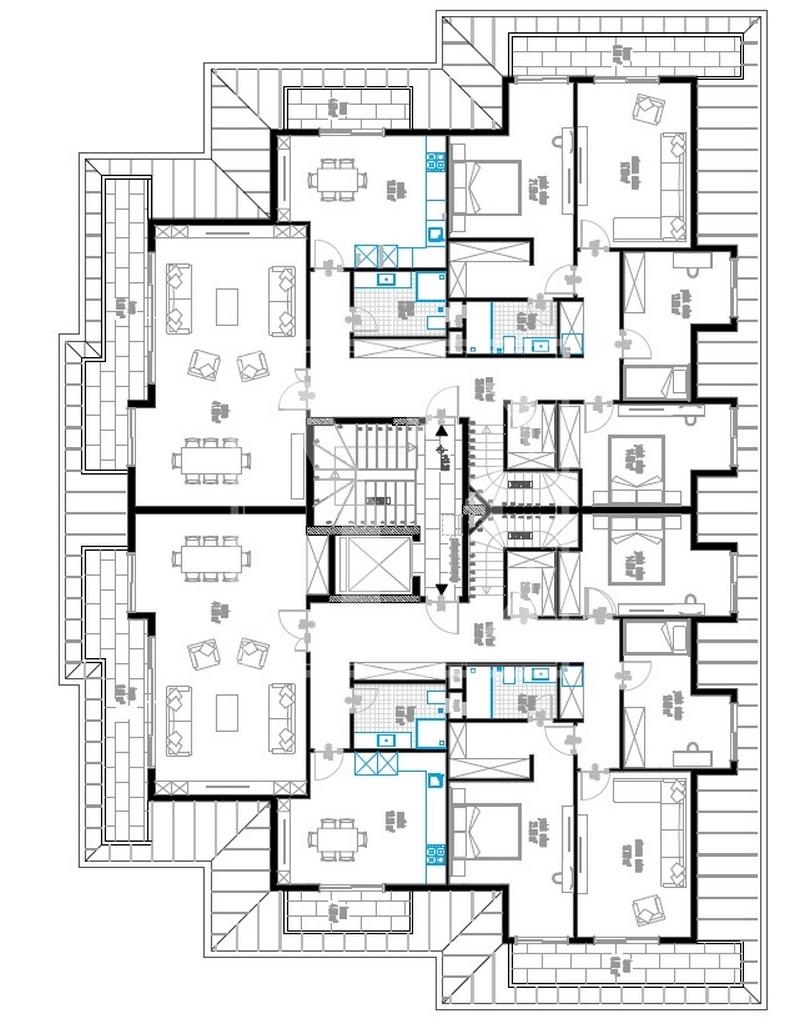 Красивый дуплекс на крыше 5+1 в прекрасном районе Оба