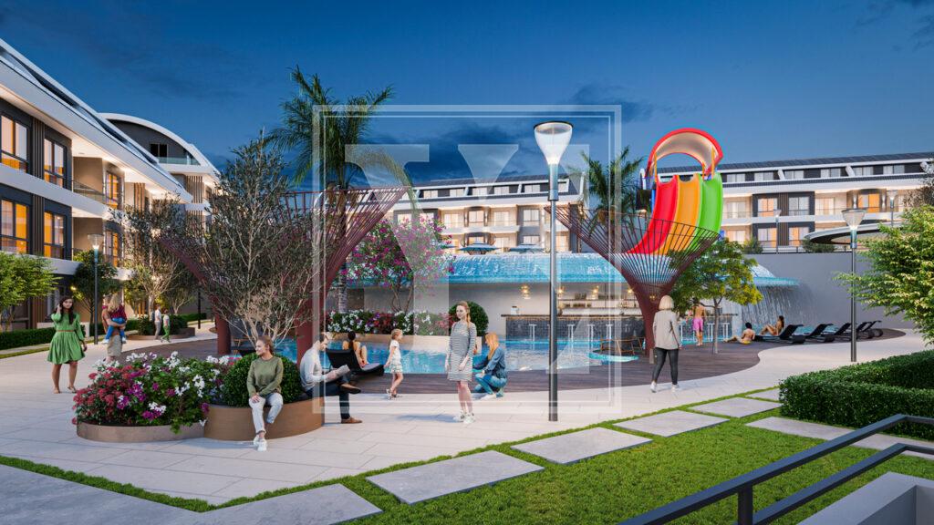 آپارتمان لوکس 3+1 در منطقه زیبا در تورکلر