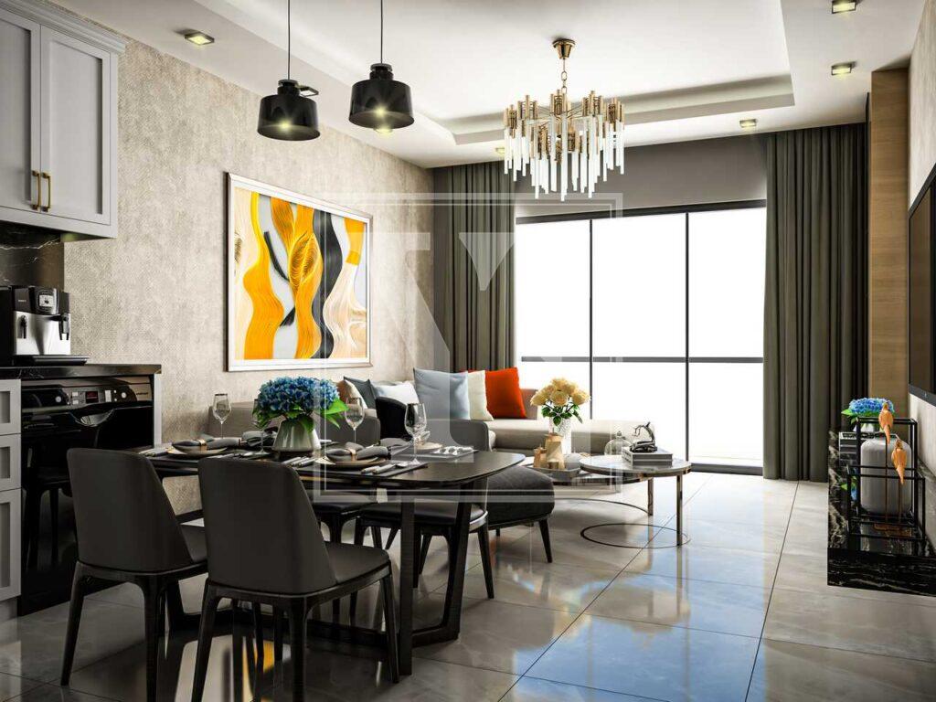 Красивая квартира 1+1 в Махмутларе для инвестиций (Продано)