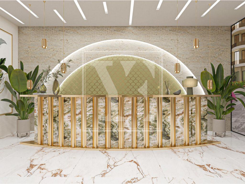 Замечательная квартира 1+1 в красивом проекте в районе Оба