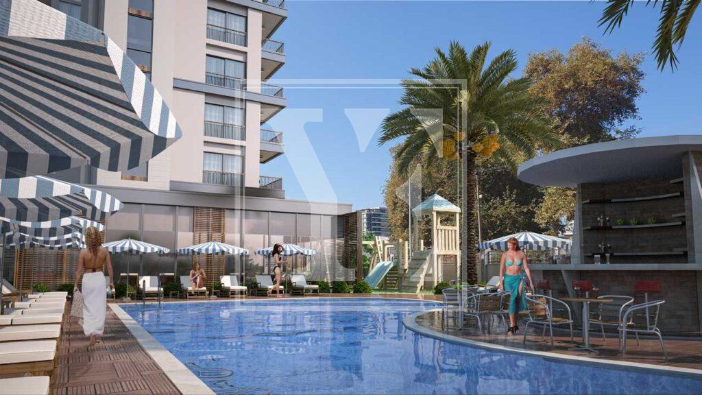 Wohnung zum Verkauf in Alanya, Mahmutlar, zwei Schlafzimmer, tolle Lage