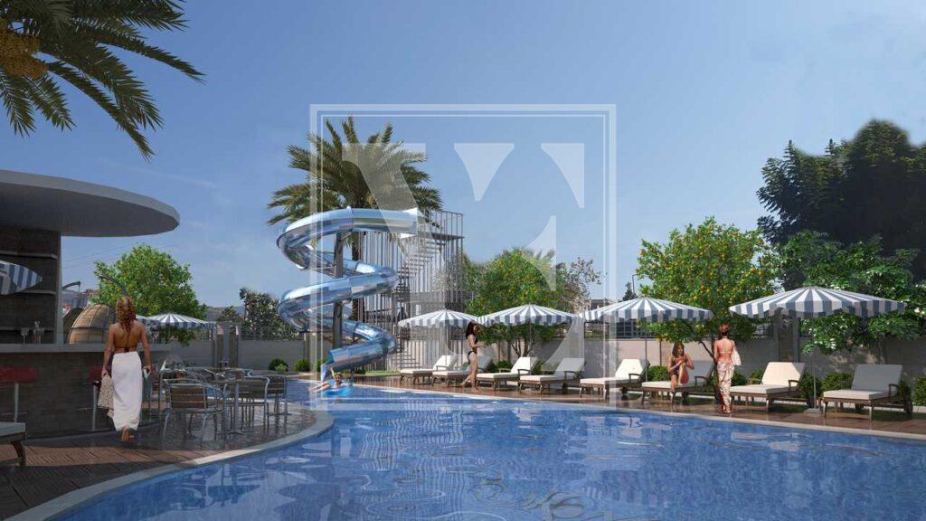 Wohnung zum Verkauf in Alanya, Mahmutlar, zwei Schlafzimmer, tolle Lage