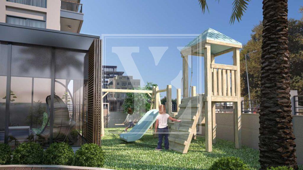 Wohnung zum Verkauf in Alanya, Mahmutlar, zwei Schlafzimmer, tolle Lage