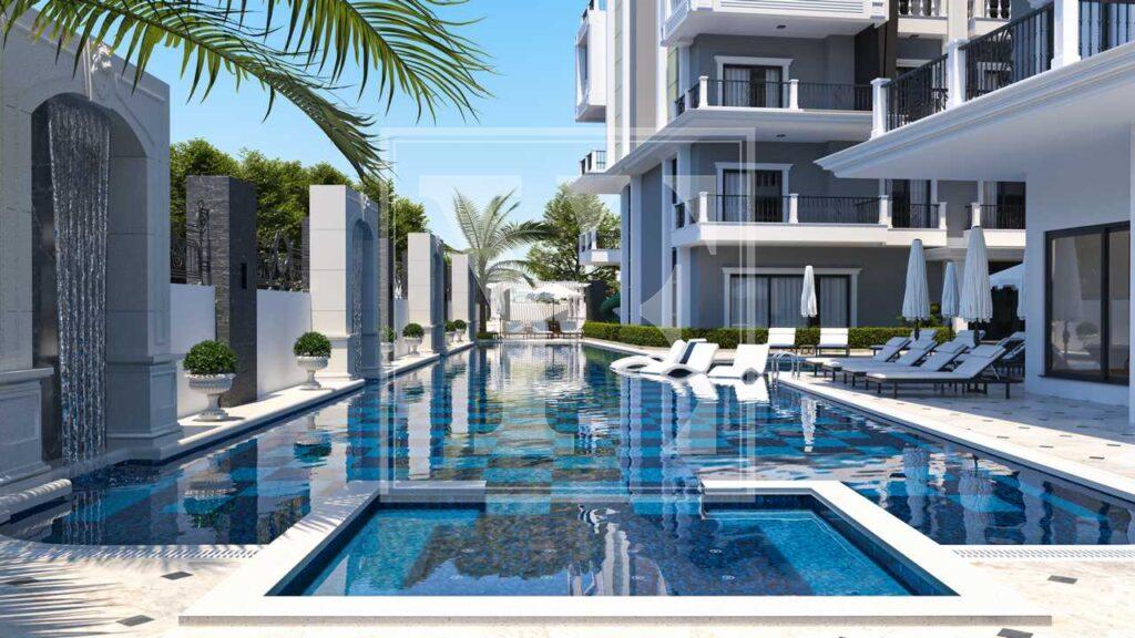 Nice garden duplex 2+1 close to the beautiful Cleopatra  beach in Alanya