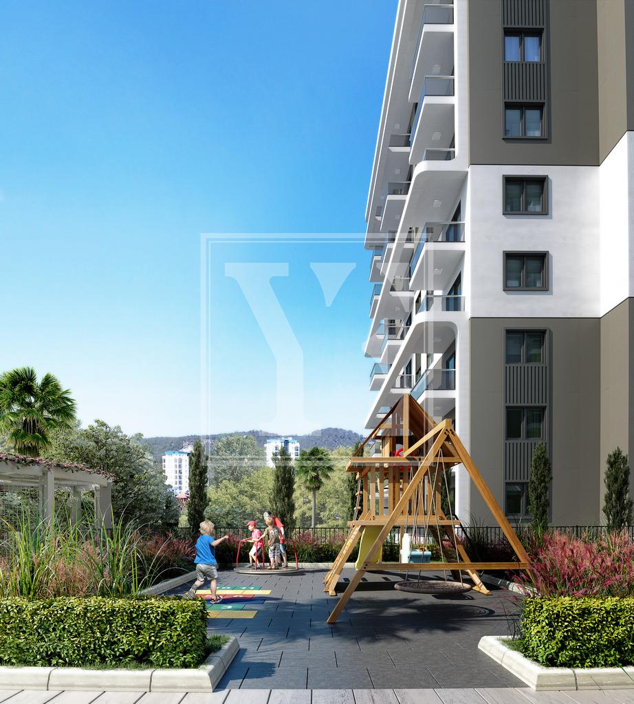 Уютная и красивая квартира 1+1 в красивом районе Авсаллара для проживания