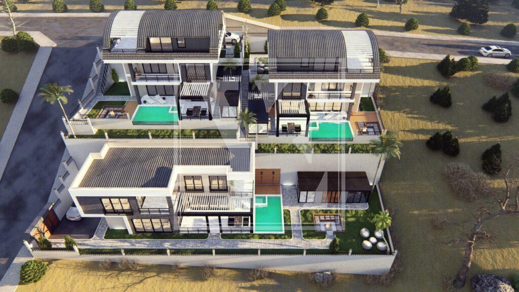 Дворівнева вілла в красивому районі Бекташ