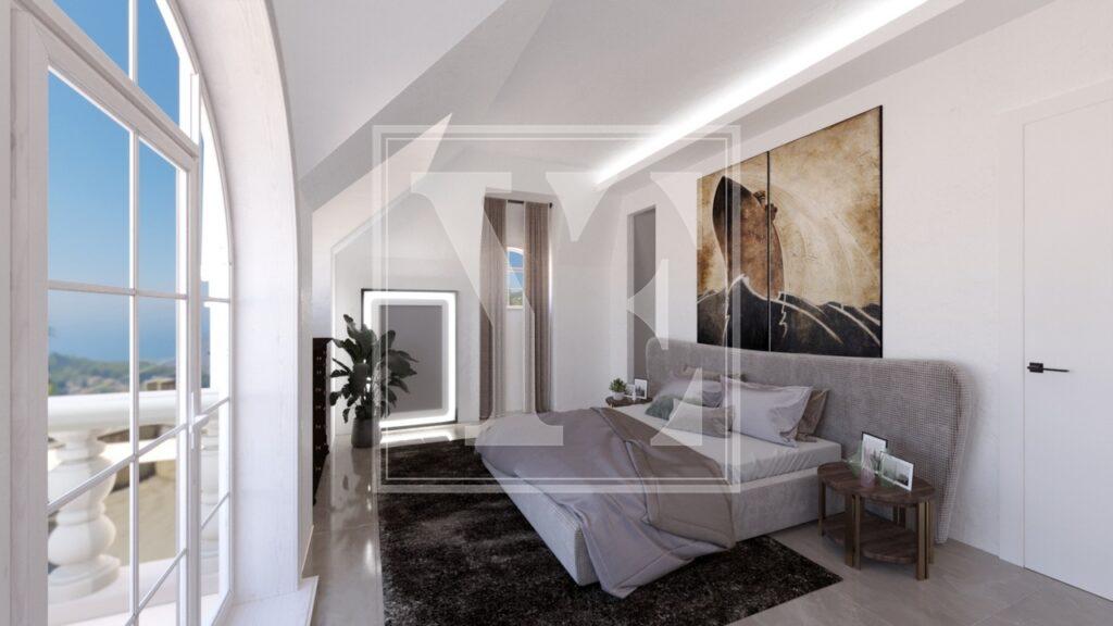 خانه مجردی در تپه، آلانیا برای فروش