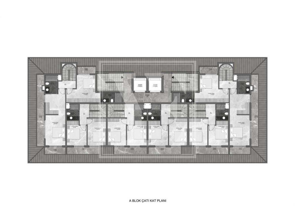 Квартира 2+1 з чудовим розташуванням для інвестицій в Авсалларі