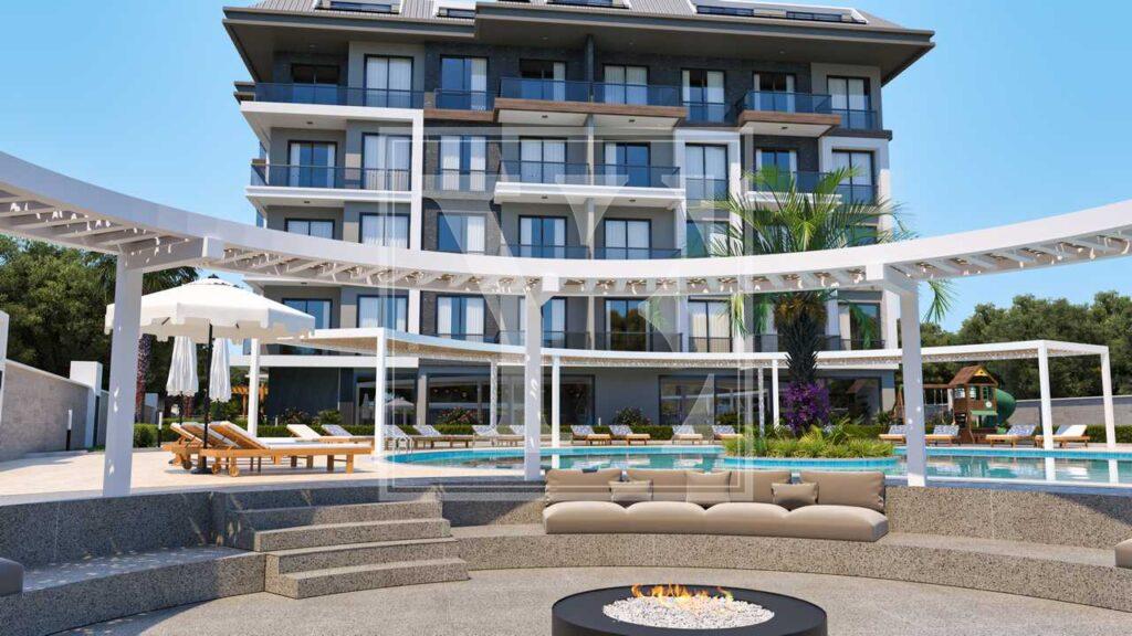 1+1 gemütliche Wohnung in Oba zu verkaufen