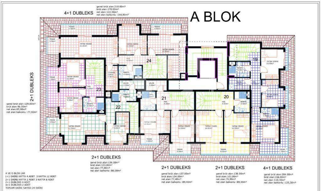 Затишний даховий дуплекс 2+1 в гарному районі Оба під інвестицію