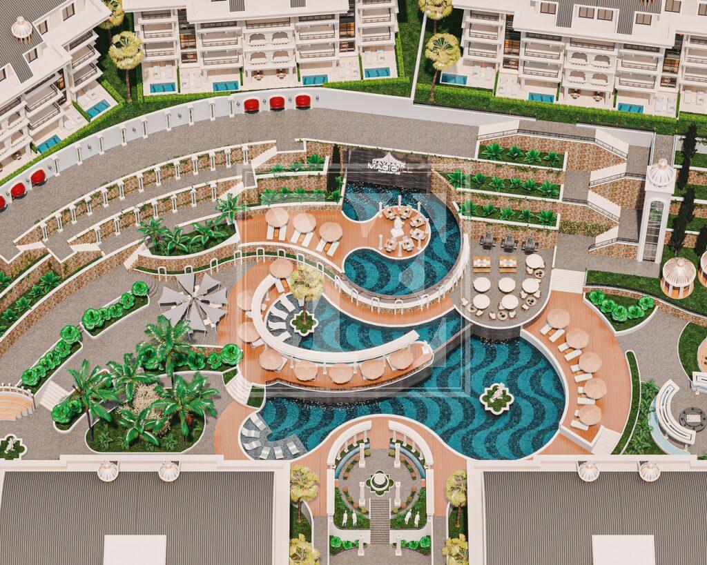 Neue Dach-Maisonette 4+1 zur Investition in der schönen Gegend in Turkler