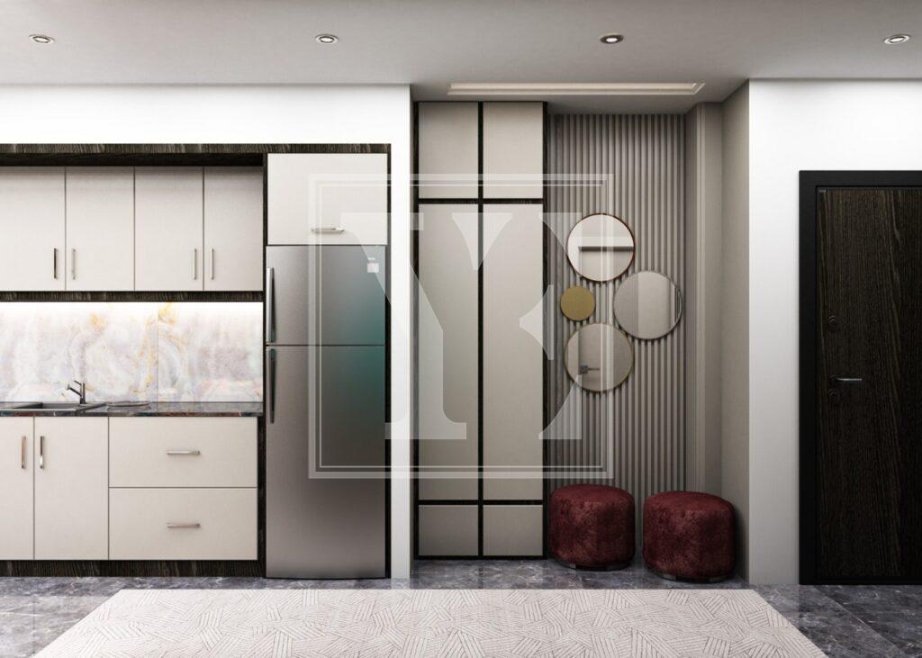 New beautiful apartment 2+1 for investment in the nice area of Alanya center