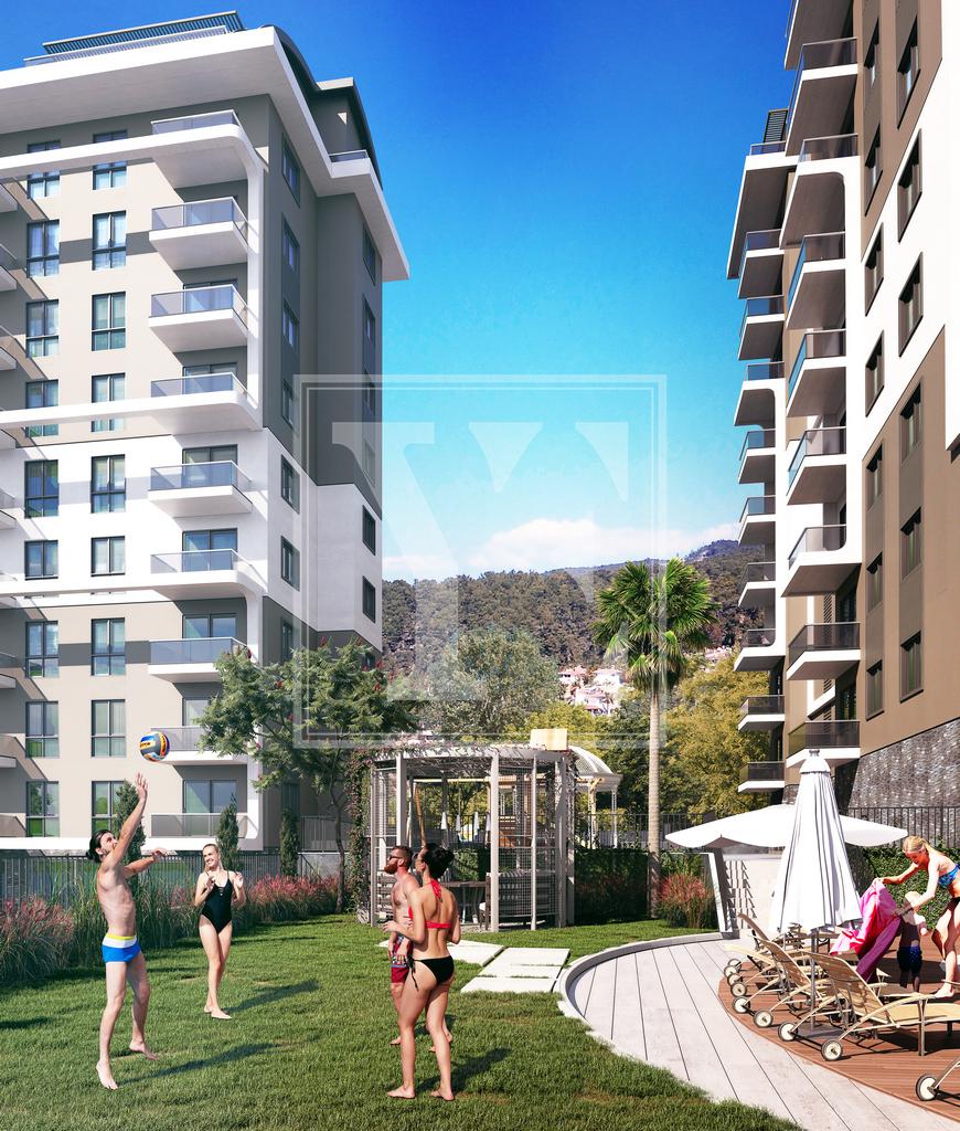 Уютная и красивая квартира 1+1 в красивом районе Авсаллара для проживания