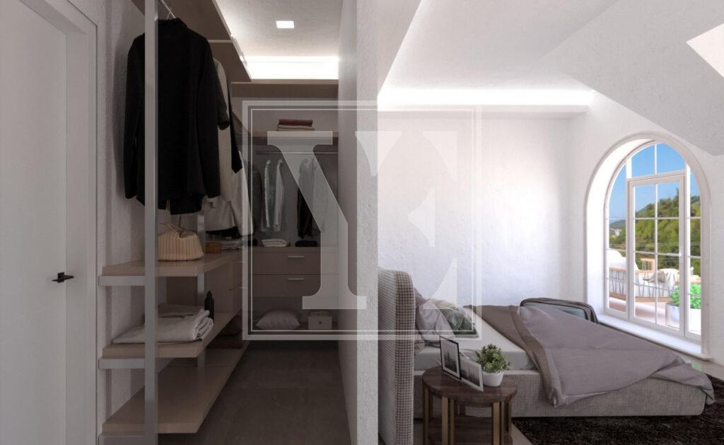 خانه مجردی در تپه، آلانیا برای فروش