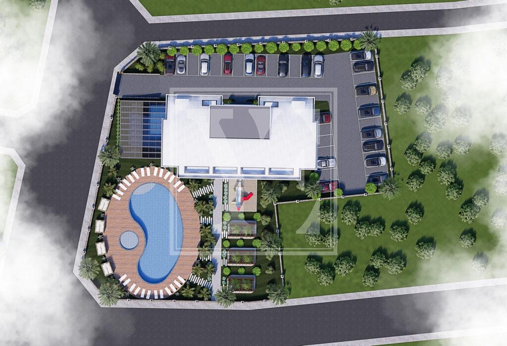 Neue Wohnung 1+1 in der wunderschönen Gegend in Payallar