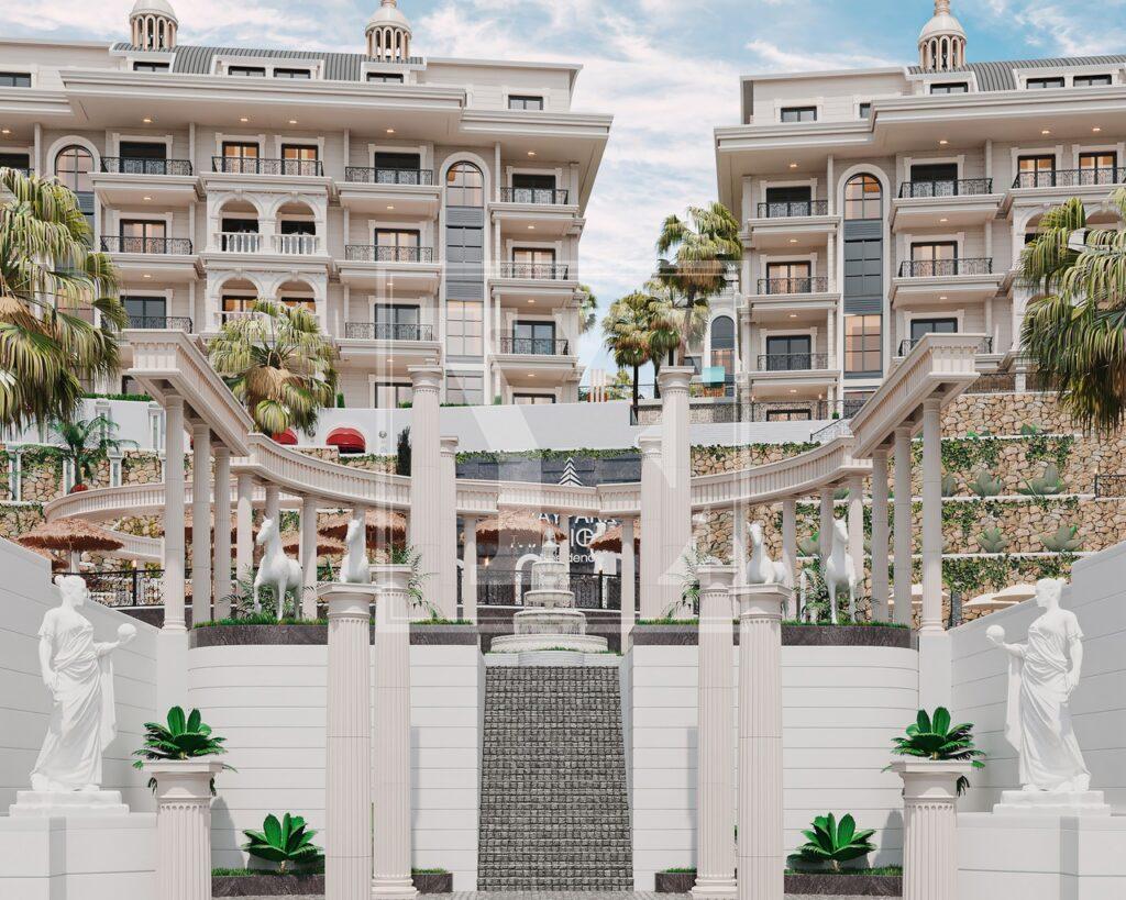 Neue Dach-Maisonette 4+1 zur Investition in der schönen Gegend in Turkler