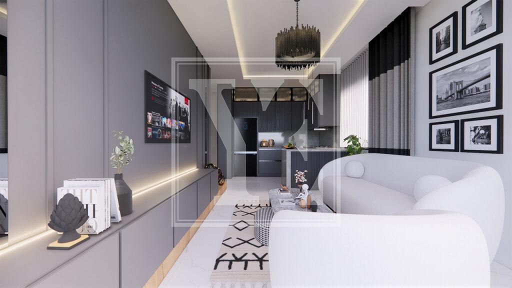 1+1 cozy apartment in Gazipaşa for Sale