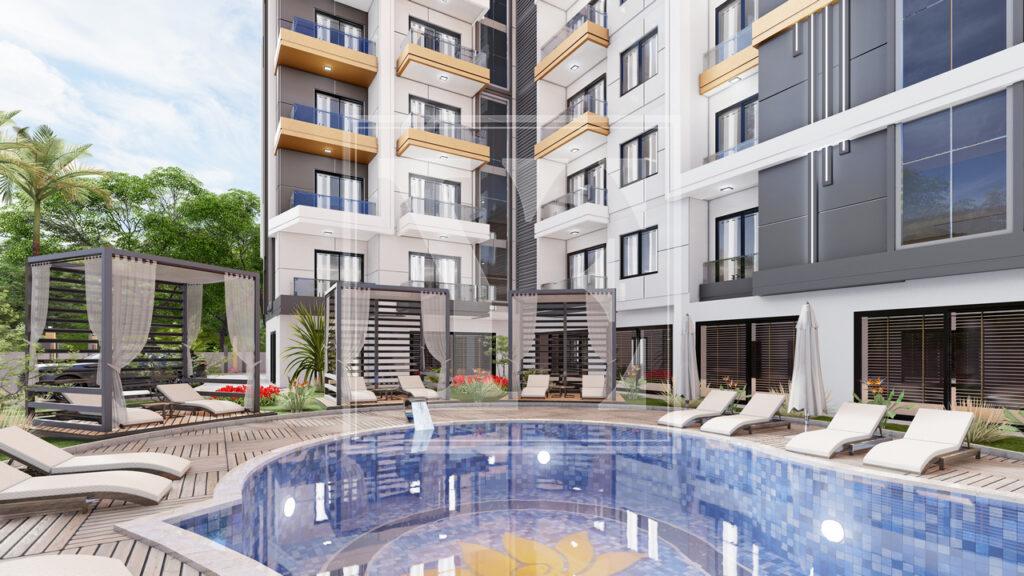 Продається елегантна квартира 1+1 в Махмутларі