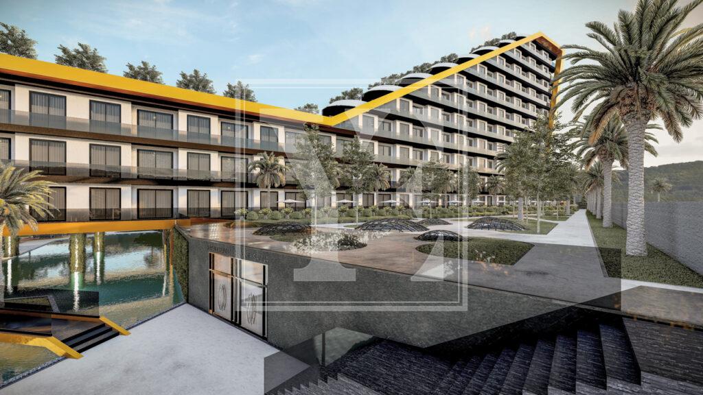 Moderne Wohnung 1+1 in der schönen Anlage in Altıntaş