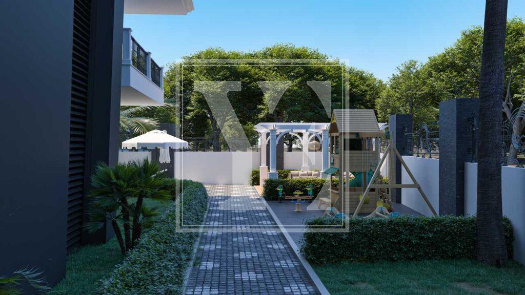 Nice garden duplex 2+1 close to the beautiful Cleopatra  beach in Alanya