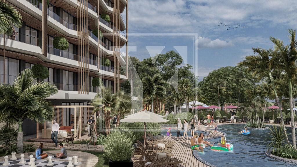 Роскошная квартира 1+1 для жизни в хорошем районе Демирташа