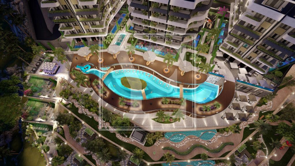 2+1 luxury roof duplex in the beautiful area in mahmutlar