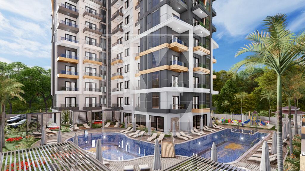 Продається елегантна квартира 1+1 в Махмутларі