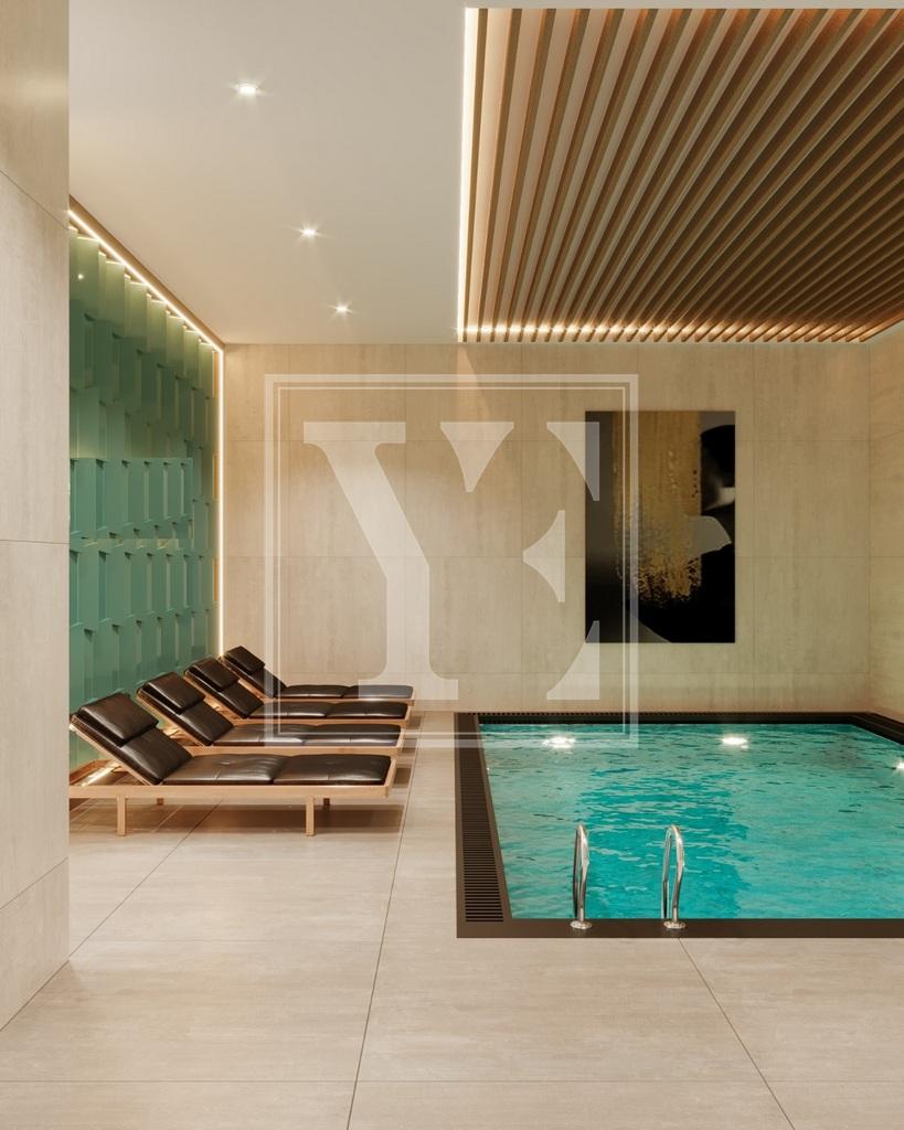 Современная двухкомнатная квартира в Авсалларе