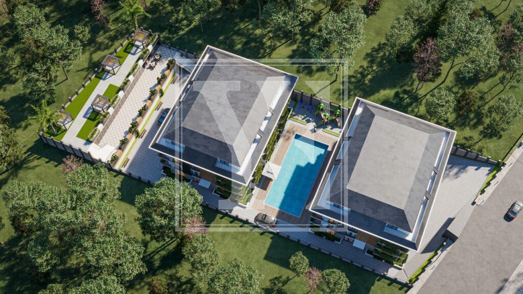 سقف دوبلکس فوق العاده 2+1 در منطقه زیبا در آوسالار