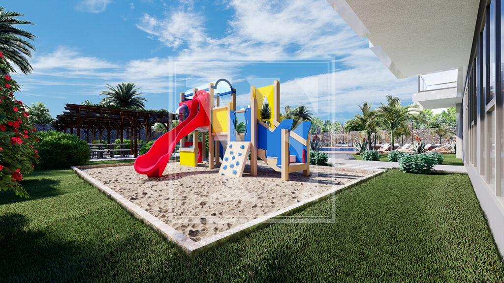 Neue Wohnung 1+1 in der wunderschönen Gegend in Payallar