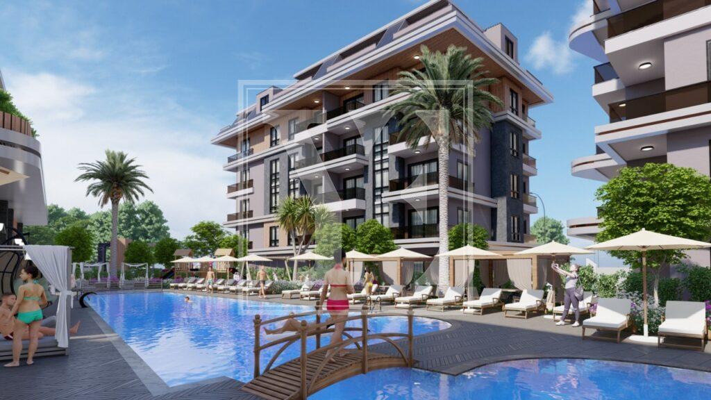 Cozy apartment 2+1 in the nice area in Oba for investment