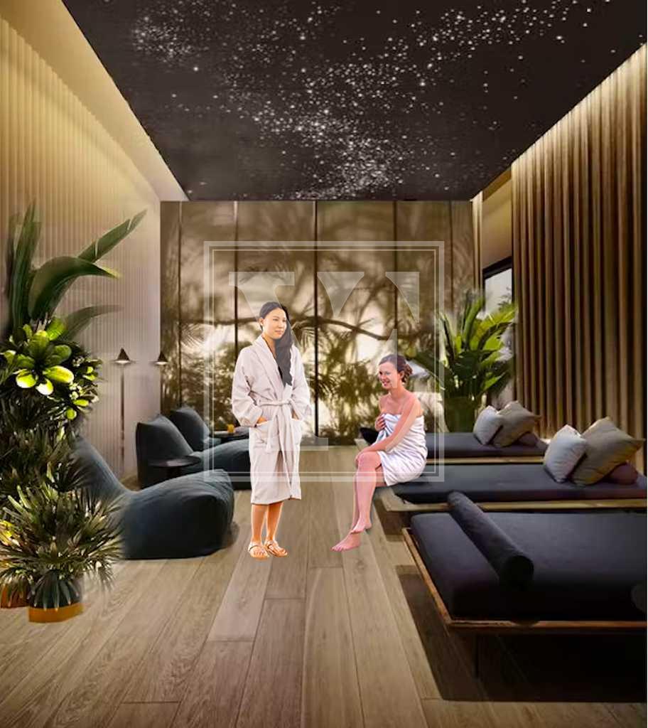 Elegante Wohnung 1+1 in einer schönen Gegend in Alanya