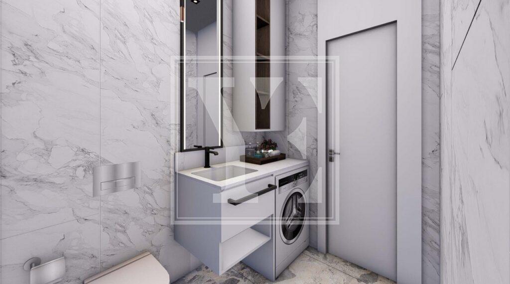 Дуплекс 3+1 на крыше в красивом районе Демирташа