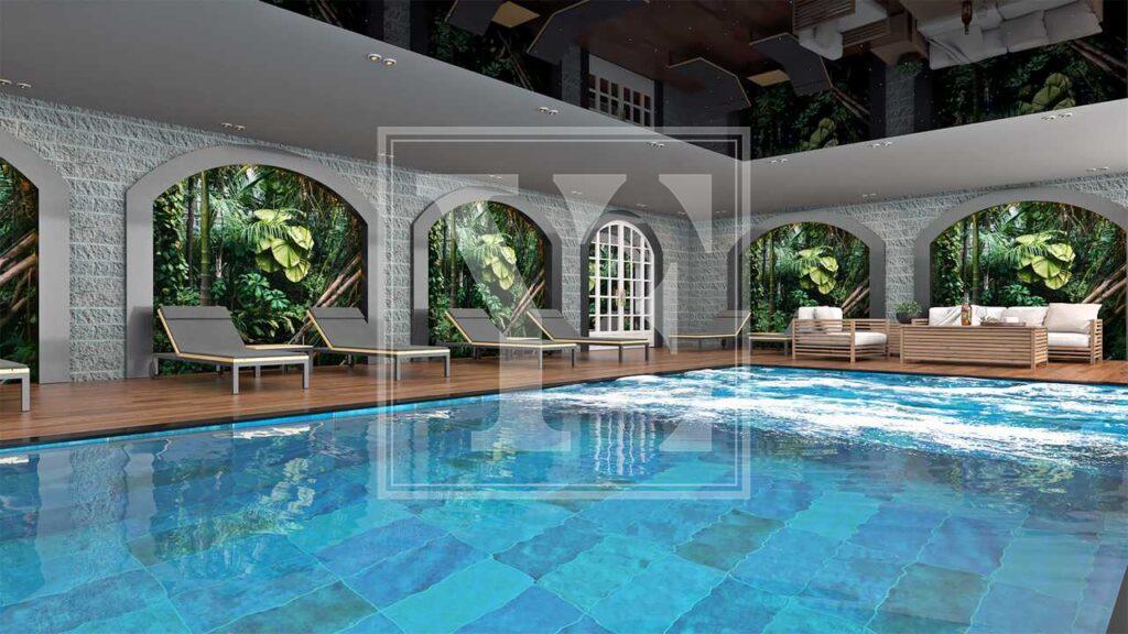 Cozy apartment 1+1 for living and recreation area of the Alanya