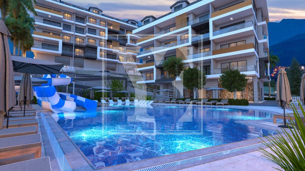 آپارتمان فوق العاده 2+1 در مرکز آلانیا