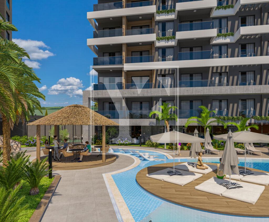 Schöne Dach-Maisonette 4+1 in der wunderschönen Gegend von Kestel