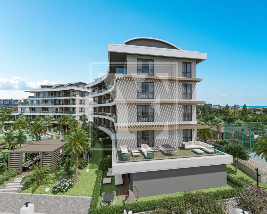 سقف دوبلکس مدرن و لوکس 3+1 در منطقه اوبا